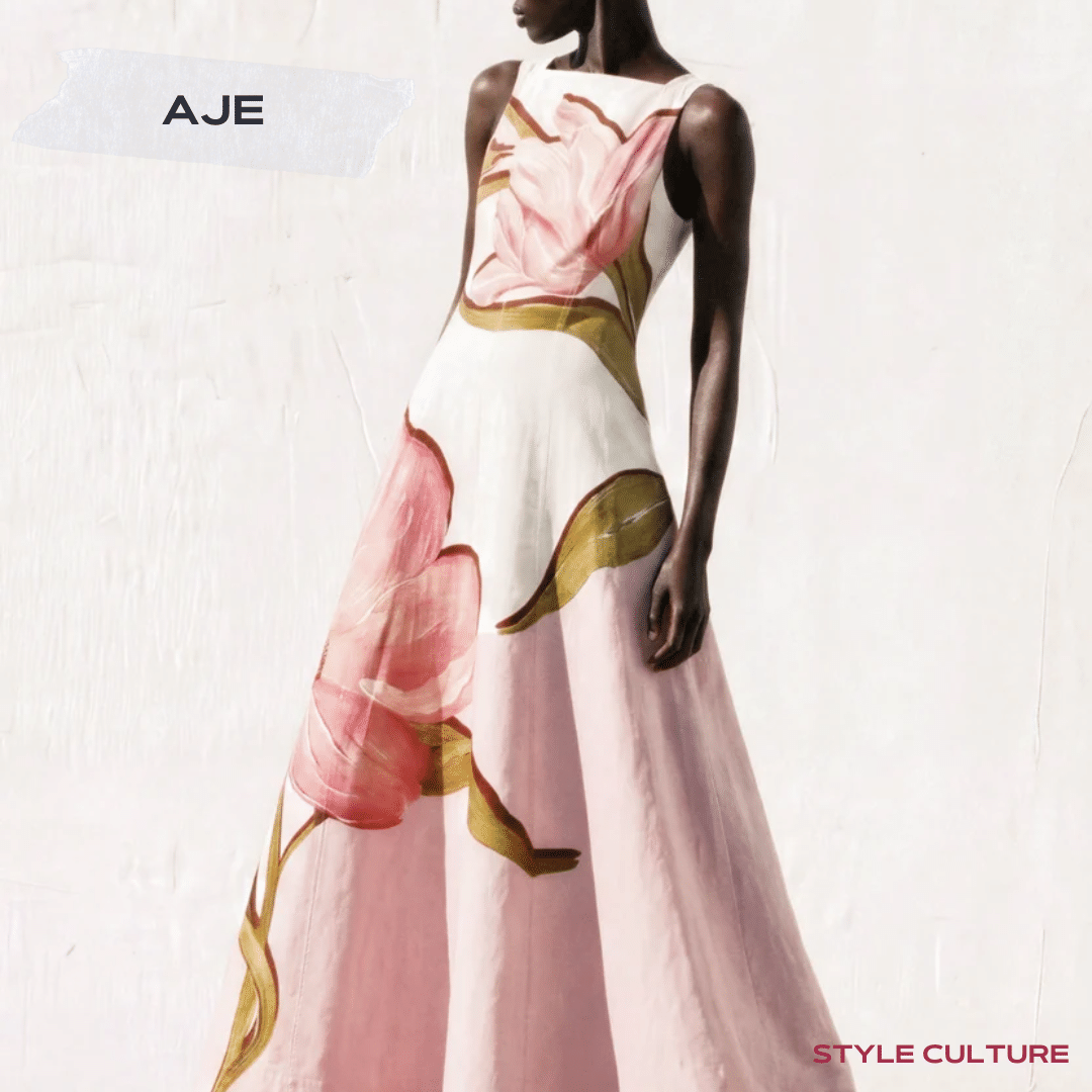 Aje Skies Maxi Dress Aje Skies Maxi Dress in Flourish Rose for Spring 2026.
